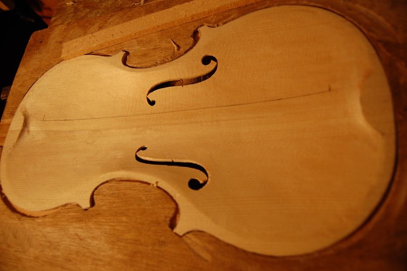 5string progress 5 fholes and bassbar Bluefiddles West Wind Strings